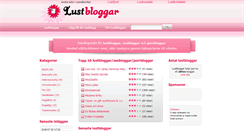 Desktop Screenshot of lustbloggar.se